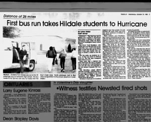 First bus run takes Hildale students to Hurricane