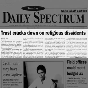 Trust cracks down on religious dissidents